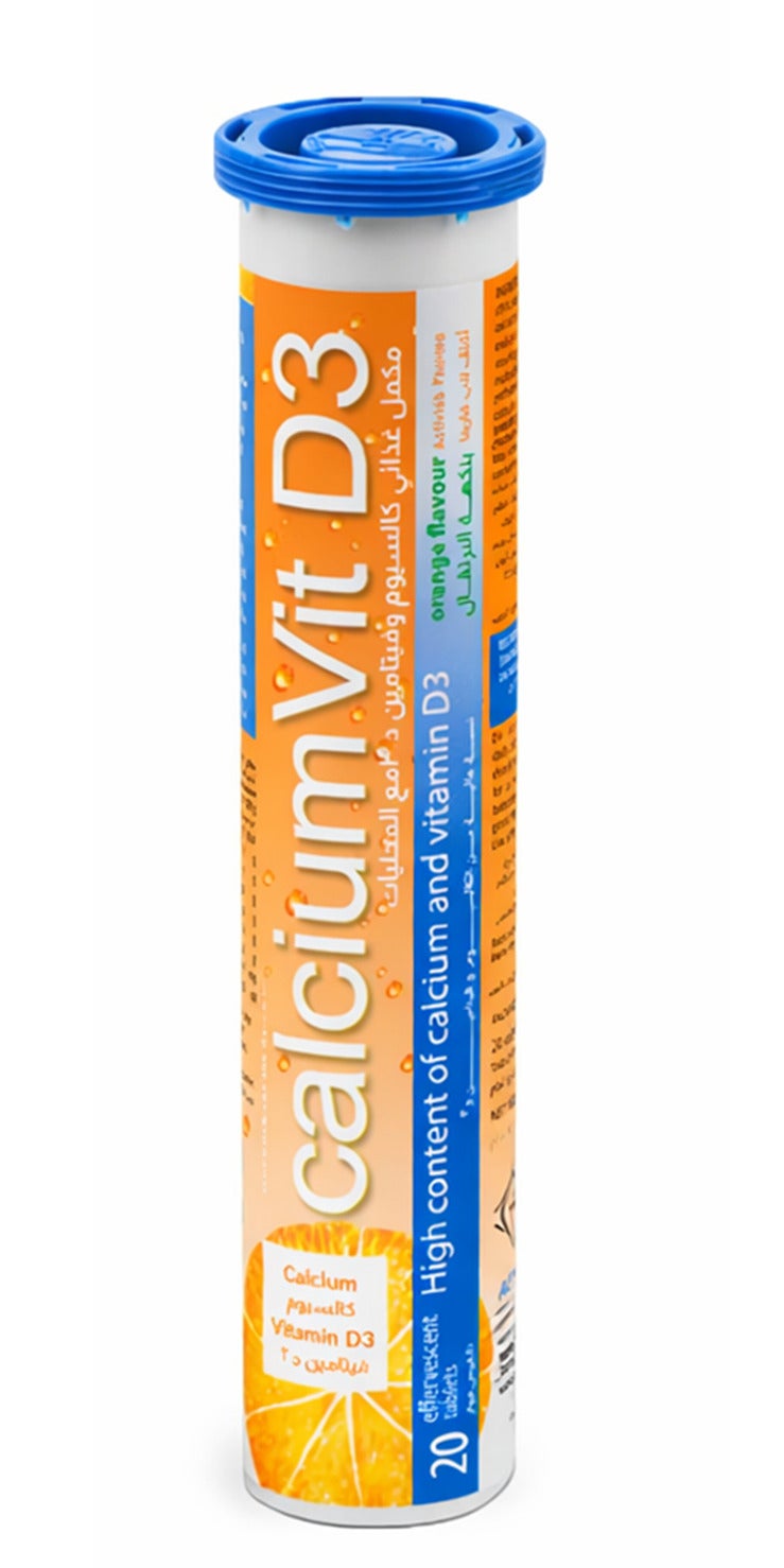 Activlab Pharma Active Lab Calcium and Vitamin D3 20 Effervescent Tablets - Image 1